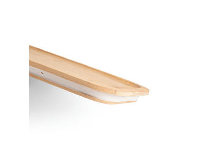 PORTOBELLO. Lunchbox. Hermetische Dose aus Borosilikatglas und Bambusdeckel 1000 mL