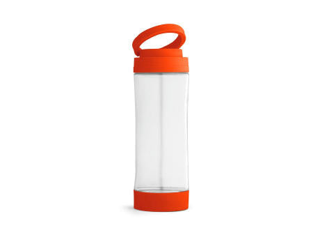 QUINTANA. Sportflasche aus Glas mit PP-Verschluss 390 ml