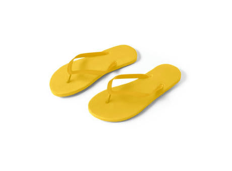 MAUPITI S / M. Bequeme Zehensandalen mit PE-Sohle und PVC-Riemen