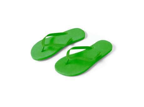 MAUPITI S / M. Bequeme Zehensandalen mit PE-Sohle und PVC-Riemen