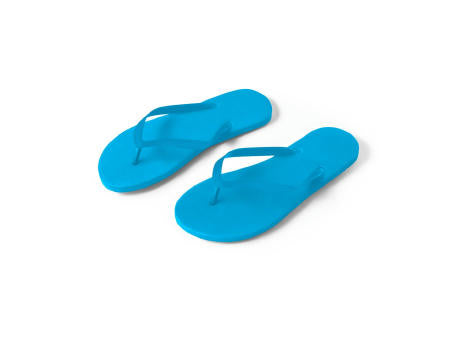 MAUPITI S / M. Bequeme Zehensandalen mit PE-Sohle und PVC-Riemen