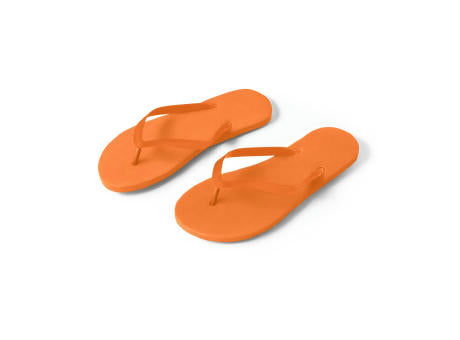 MAUPITI S / M. Bequeme Zehensandalen mit PE-Sohle und PVC-Riemen