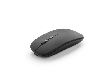 KHAN. Wireless Maus mit 500mAh Akku aus recyceltes ABS (100% rABS)