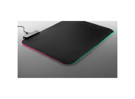 THORNE MOUSEPAD RGB. Gaming-Mauspad mit RGB-LED-Leuchten aus Polyester