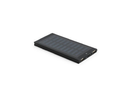 CLERK. 8'000 mAh Powerbank mit Solarpanel aus 100% recyceltem Aluminium