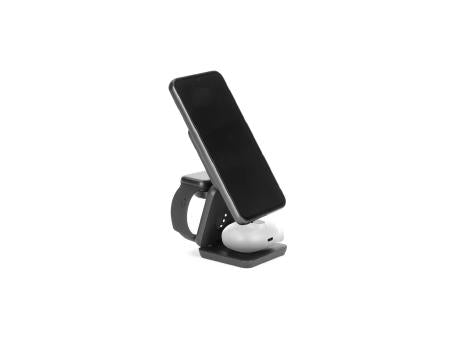 BROGLIE. Superschnelles 15W 4-in-1 magnetisches kabelloses Ladegerät aus Recyceltes ABS (100% rABS)