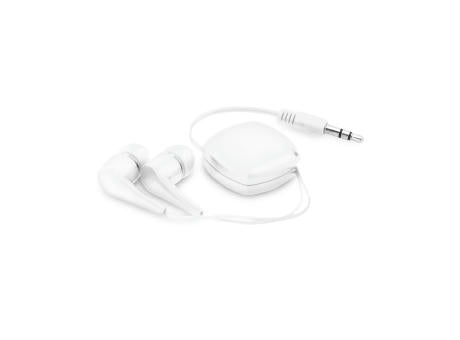PINEL. In-Ear Kopfhörer mit ausziehbarem 0.75 Meter Kabel aus ABS