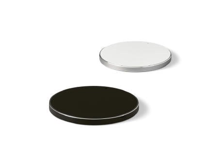 JOULE. Chnelles 10W wireless Ladegerät aus 100 % recyceltes ABS (100% rABS) und 100 % recyceltes Aluminium (100% rAL)