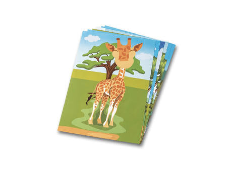 MADAGASCAR. Sticker-Set mit sechs Blättern