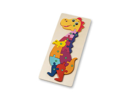 DIPLODOCO. Puzzle in Dinosaurierformat aus Kiefernsperrholz