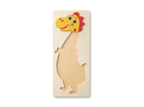 DIPLODOCO. Puzzle in Dinosaurierformat aus Kiefernsperrholz
