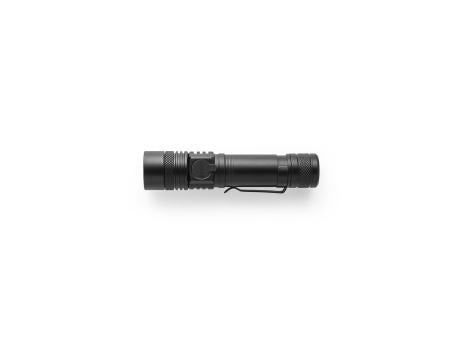 UNGAR. Wiederaufladbare 5 W-recyceltem Aluminium (100% rAL)-Taschenlampe