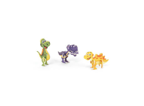 DINOSAURUS. 3D-Puzzle in Dinosaurierform aus Papier