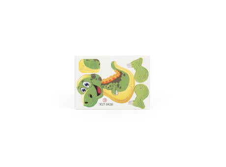 DINOSAURUS. 3D-Puzzle in Dinosaurierform aus Papier