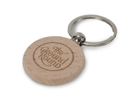 Schlüsselring Holz rund Ø40mm