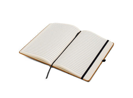Hardcover-Notizbuch mit Einband aus recycelten Leder DIN A5