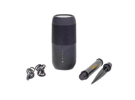 Wireless solar speaker torch 2x5W IPX6