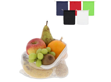 Wiederverwendbare Lebensmitteltasche OEKO-TEX® Baumwolle 25x30cm