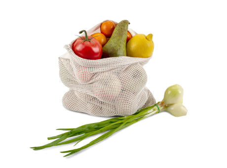 Wiederverwendbare Lebensmitteltasche OEKO-TEX® Baumwolle 30x40cm