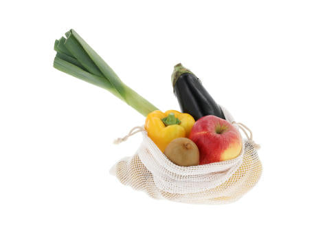 Wiederverwendbare Lebensmitteltasche OEKO-TEX® Baumwolle 30x40cm