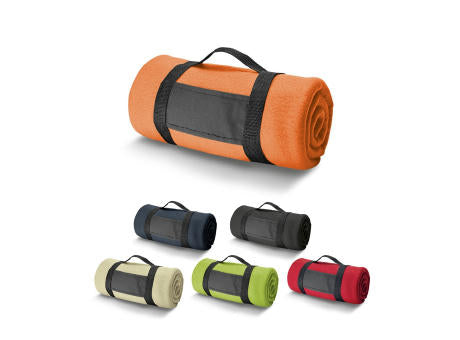THORPE. Fleecedecke (180 g/m²) mit abnehmbarem Griff