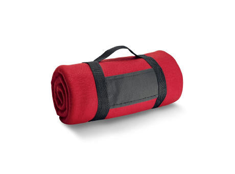 THORPE. Fleecedecke (180 g/m²) mit abnehmbarem Griff