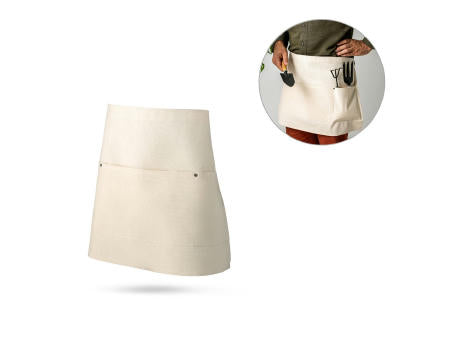 CHICORY. Mehrzweckschürze aus Baumwoll-Canvas (260 g/m²)