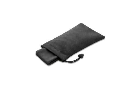 BERNAL. Sporthandtuch aus recyceltem Polyester (100% rPET) dient zur Erfrischung mit Vliesstoffbeutel