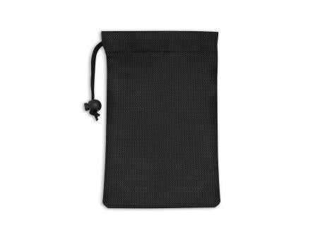 BERNAL. Sporthandtuch aus recyceltem Polyester (100% rPET) dient zur Erfrischung mit Vliesstoffbeutel