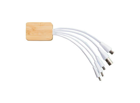 Ladekabel Bambus mit R-PET-Ummantelung