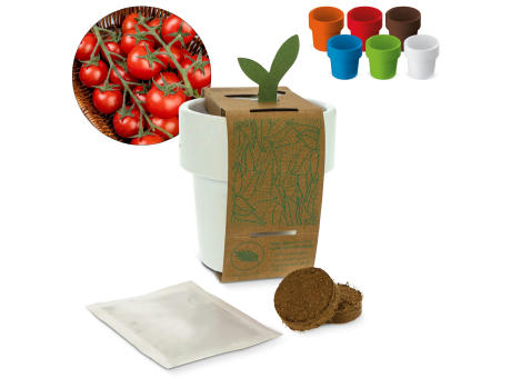 Hot-but-cool Tasse mit Kirschtomatenamen