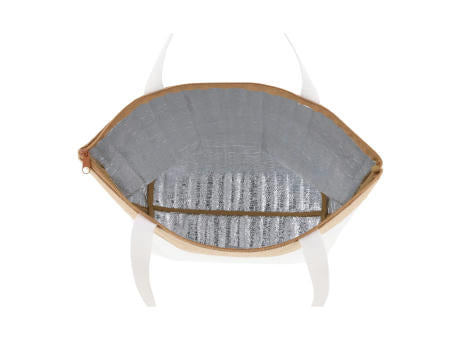 Strand-Kühltasche baumwolle/Jute 43x33x14 cm