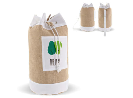 Seesack aus Baumwolle und Jute
