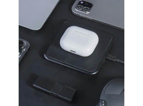 2259 | Xoopar Iné Wireless Fast Charger - Recycled Leather 15W