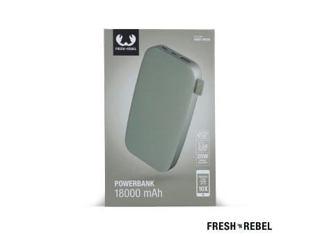 2PB18100 | Fresh 'n Rebel Powerbank 18000mAh USB-C Fast Charging 20W