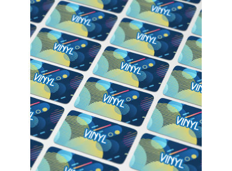 Vinyl Sticker Rechteck 40x20mm