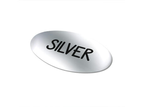 Vinyl Sticker Oval 40x20mm