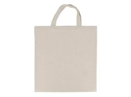 Tasche OEKO-TEX® natur kurze Henkel 220g/m² 38x42 cm