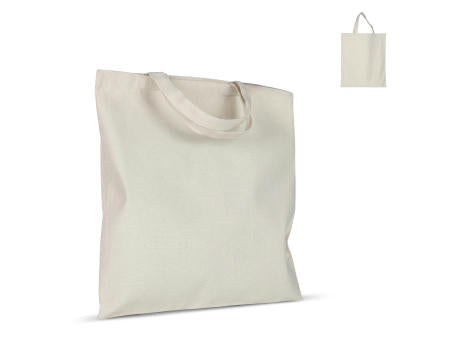 Tasche OEKO-TEX® natur kurze Henkel 220g/m² 38x42 cm