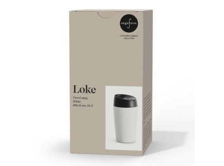 Sagaform Loke Reisebecher Farbe beschichtet 240ml