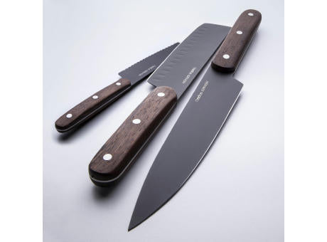 Orrefors Jernverk Messerset holz 3er-Set
