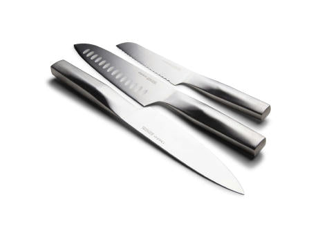 Orrefors Jernverk Knife Set Steel 3pack