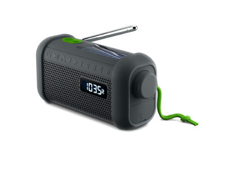 MH-08 | Muse Radio, Bluetooth-Lautsprecher mit Solar- und Öffnungsmechanismen