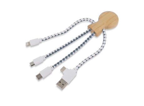 Xoopar Mr. Bio Bamboo Charging Cable