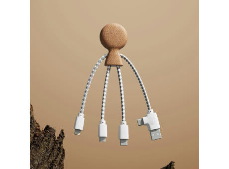 Xoopar Mr. Bio Cork Charging Cable