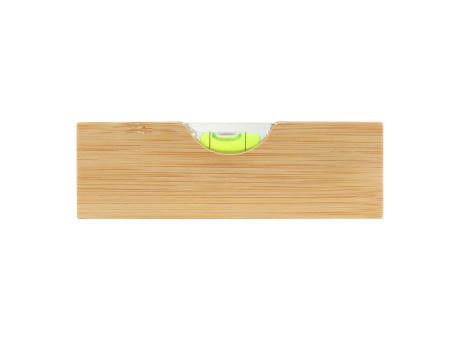 Flaschenöffner-Wasserwaage aus Bambus