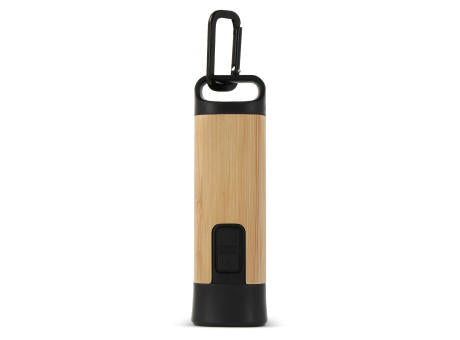 Wiederaufladbare R-ABS & Bamboo Taschenlampe