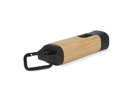 Wiederaufladbare R-ABS & Bamboo Taschenlampe