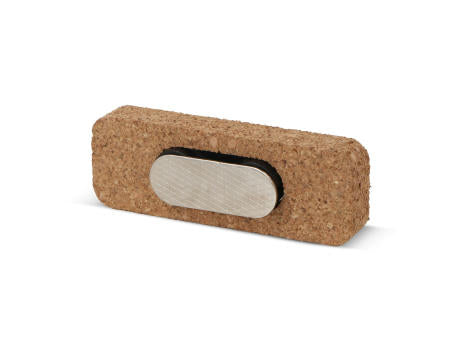 Namensschild Kork mit Magnet