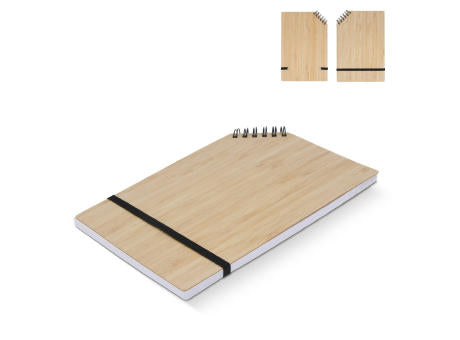 Notizbuch Bamboo Eckband A5
